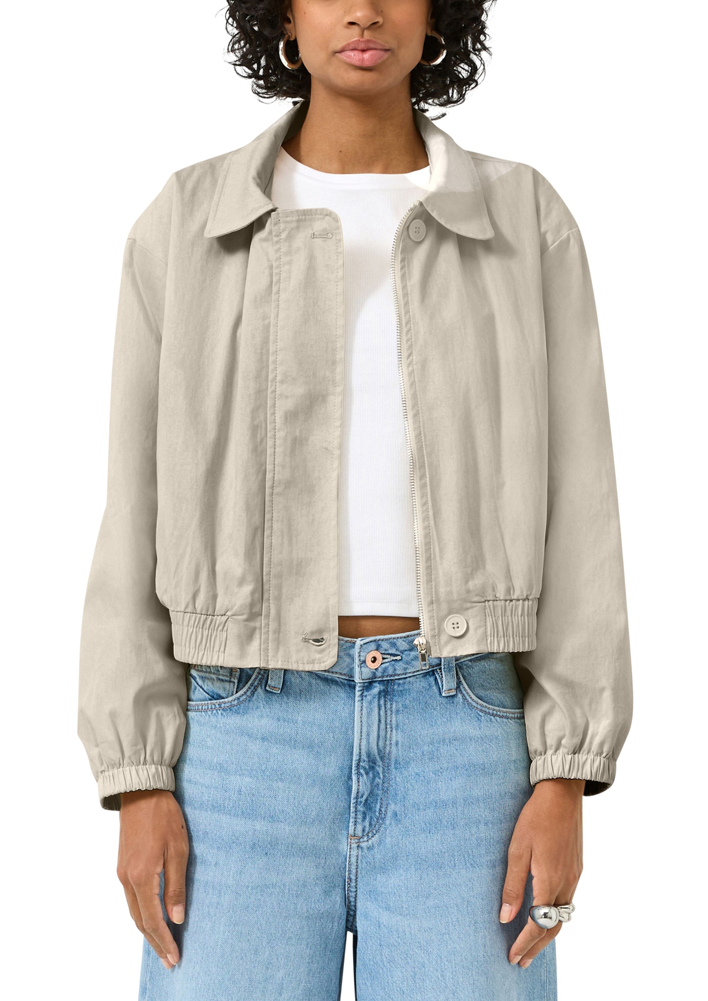 Veste mi-saison QS en beige