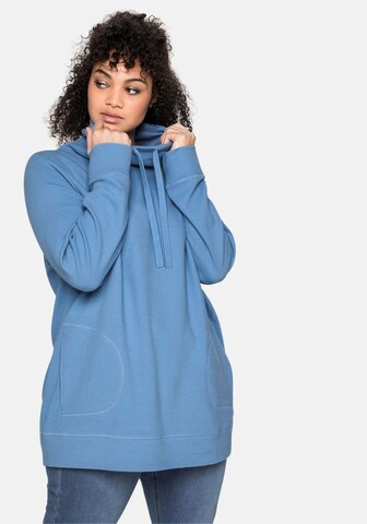 SHEEGO Sweatshirt in Blue: front