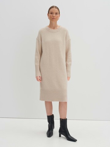 Someday Knitted dress 'Qiola' in Beige: front