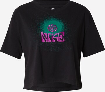 T-shirt Nike Sportswear en noir : devant