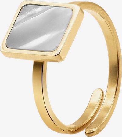 Heideman Ring 'Lenya' in gold / perlweiß, Produktansicht