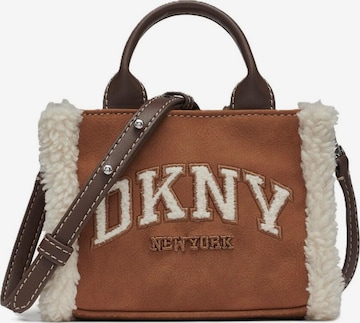 Borsa a mano 'R53AYM56' di DKNY in marrone: frontale