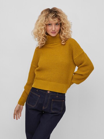 VILA Sweater 'Kilan' in Yellow: front