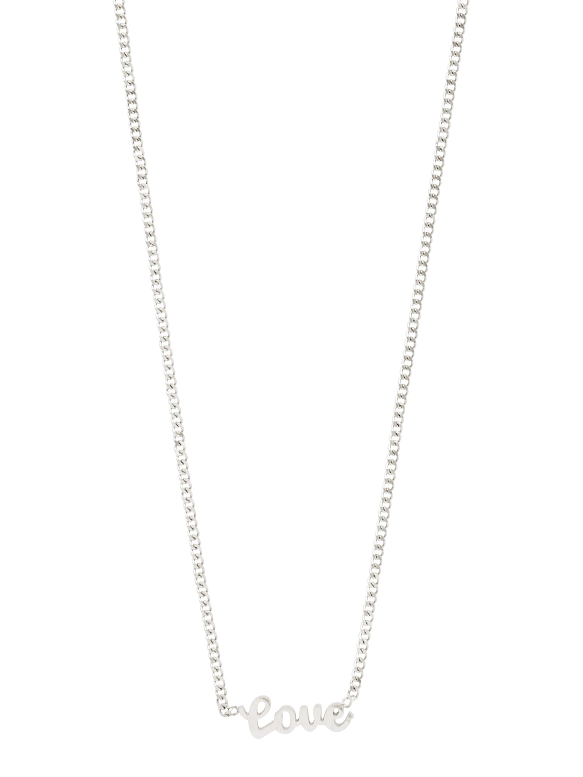 Pilgrim Αλυσίδα 'Love' σε ασημί