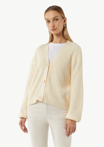 comma casual identity Strickjacke in Beige: Vorderseite