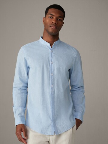STRELLSON Regular fit Overhemd 'Conell' in Blauw: voorkant