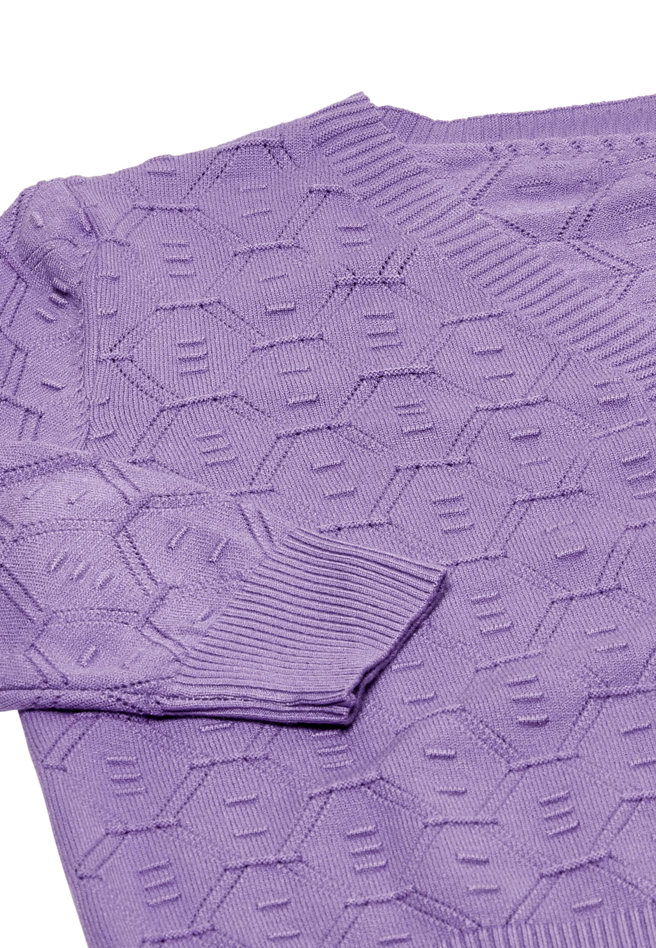 ALARY Gebreid vest in Lila