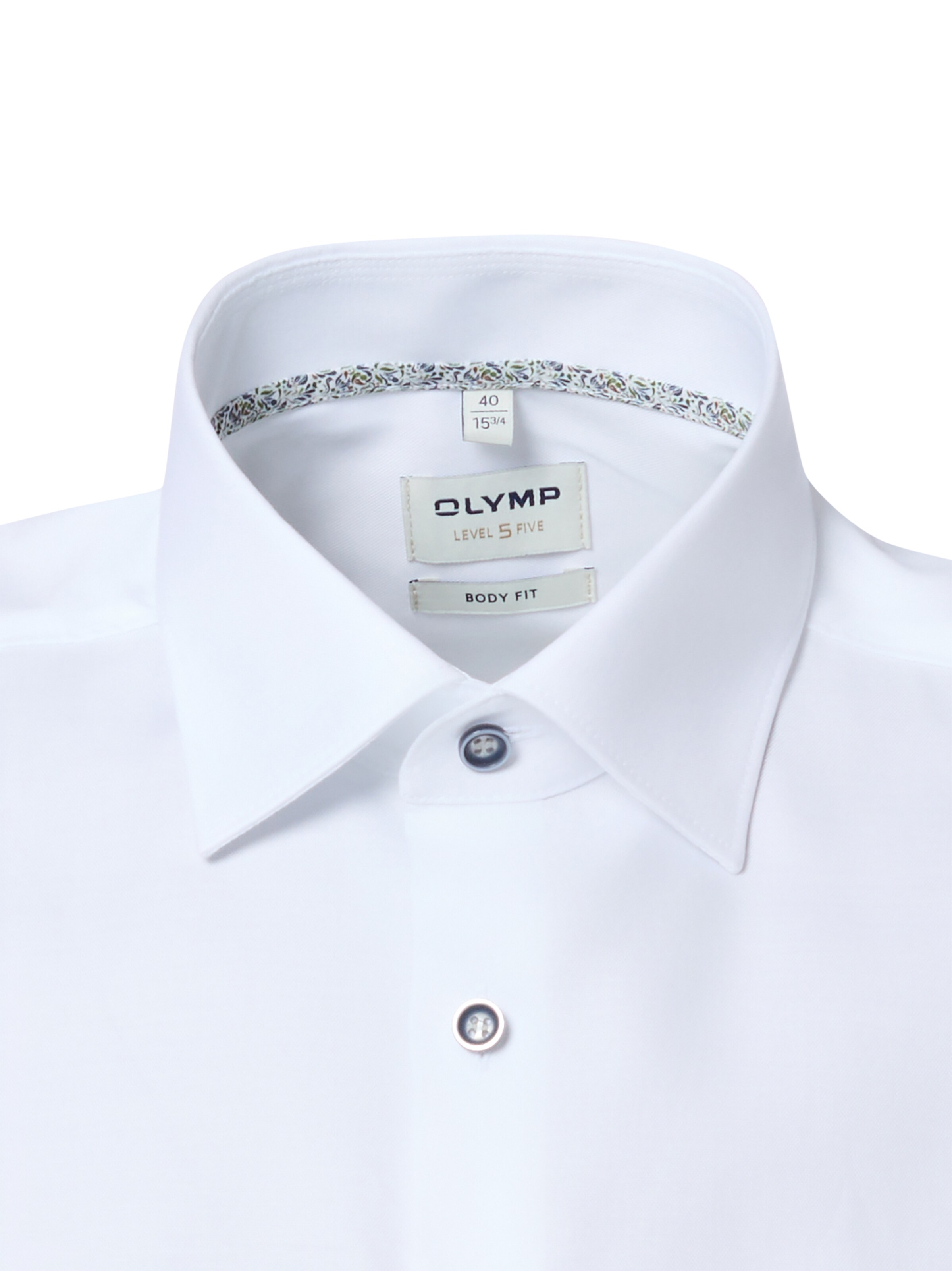 OLYMP Super Slim Fit Businesshemd in Weiß