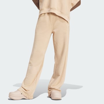 ADIDAS ORIGINALS Loose fit Pants 'Essentials' in Beige: front