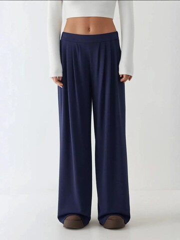 Wide leg Pantaloni di Hiccup in blu: frontale