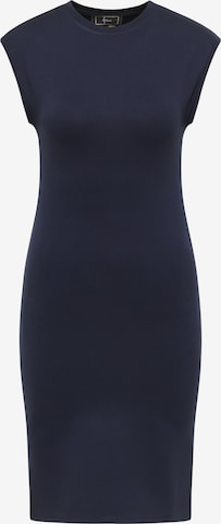 faina - Vestido en azul: frente