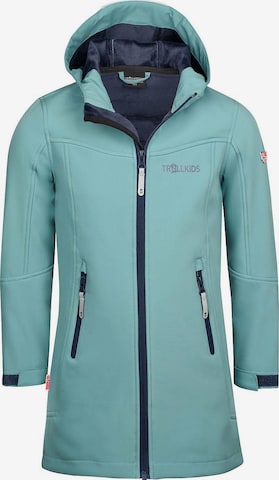 TROLLKIDS Outdoor jacket 'LILLESAND' in Blue: front