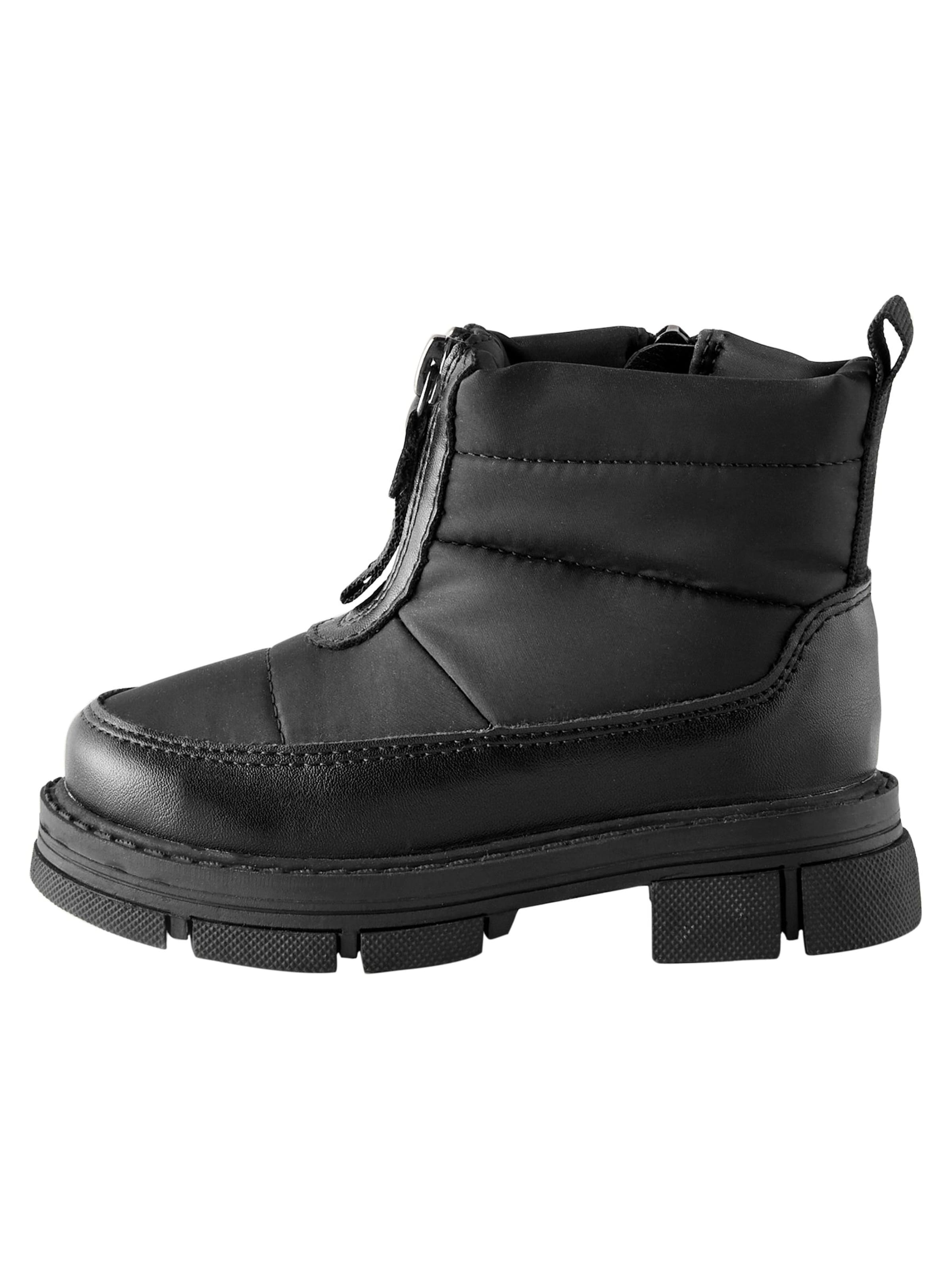 Next Snow boots in Black: front