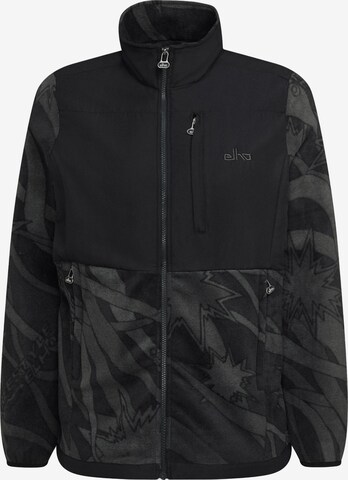 elho Fleece jacket 'Pizol' in Black: front
