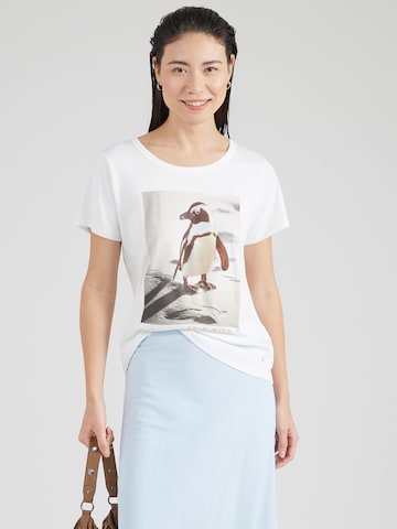 balts monari T-Krekls: no priekšpuses