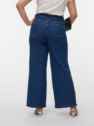Vero Moda Curve Wide leg Jeans 'VMClusia' in Blauw