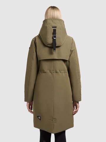 khujo Winter Coat 'WEBB' in Green