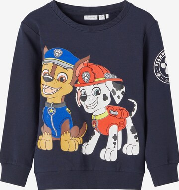 NAME IT Μπλούζα φούτερ 'PawPatrol' σε μπλε: μπροστά