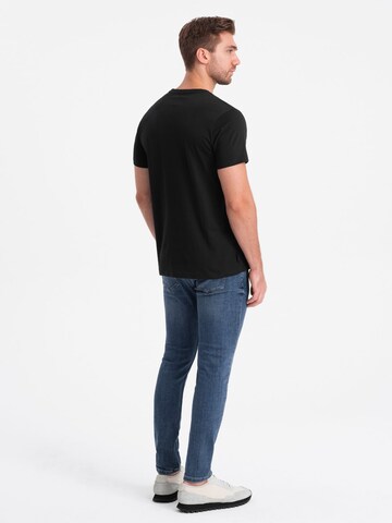 Ombre T-Shirt 'OM-TSBS-0146' in Schwarz