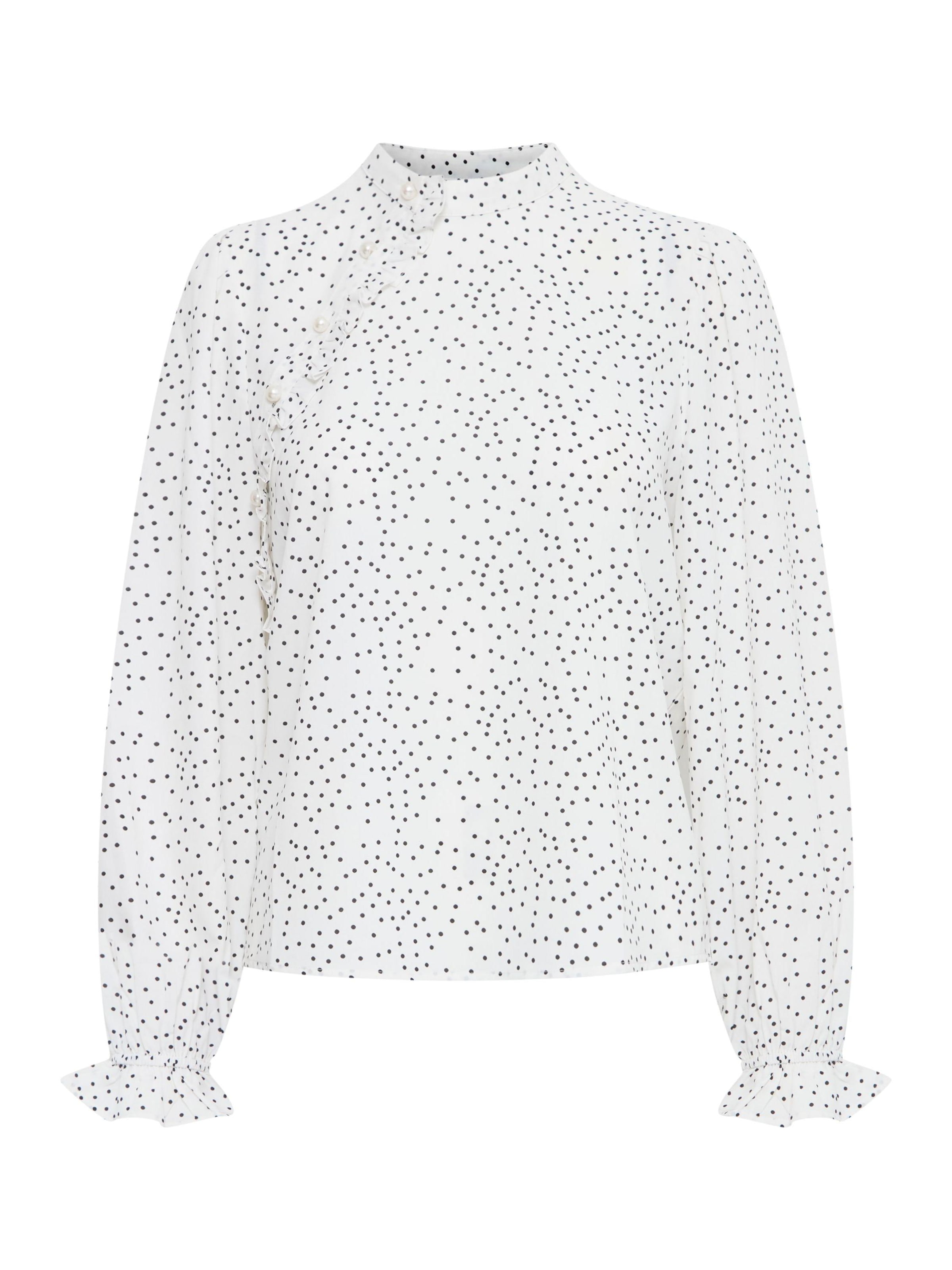 ICHI Bluse 'Tanya' i hvid: forside