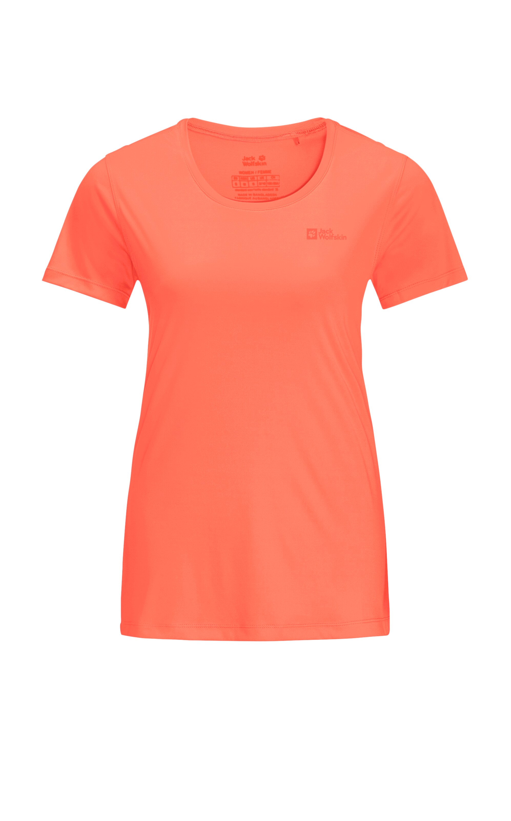 JACK WOLFSKIN Shirt in Orange: front