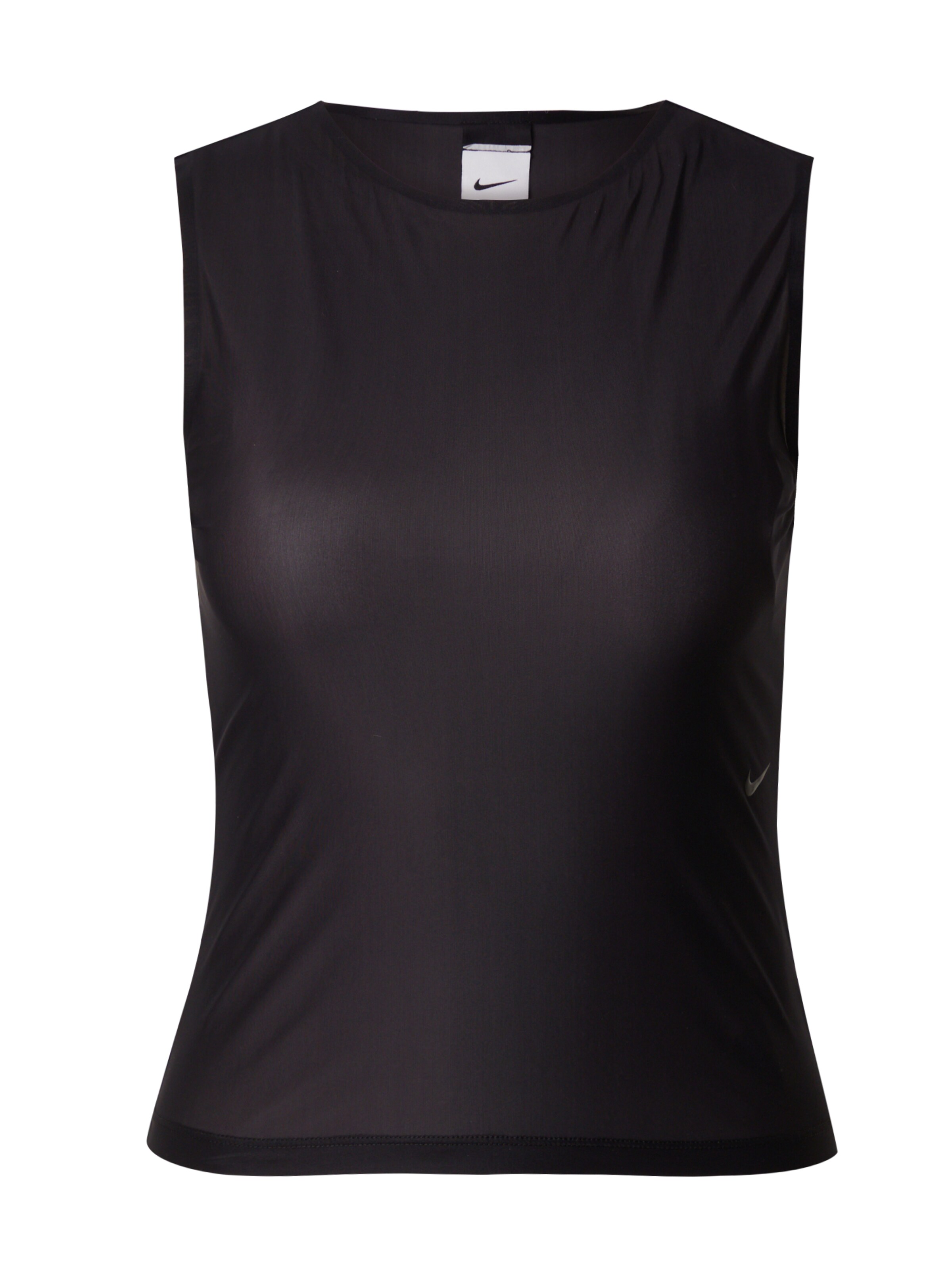 NIKESportski top - crna boja: prednji dio