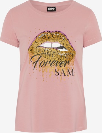 UNCLE SAM T-Shirt in Pink: predná strana