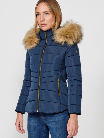KOROSHI Jacke in Blau: Vorderseite
