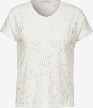 CECIL - Camiseta en blanco: frente