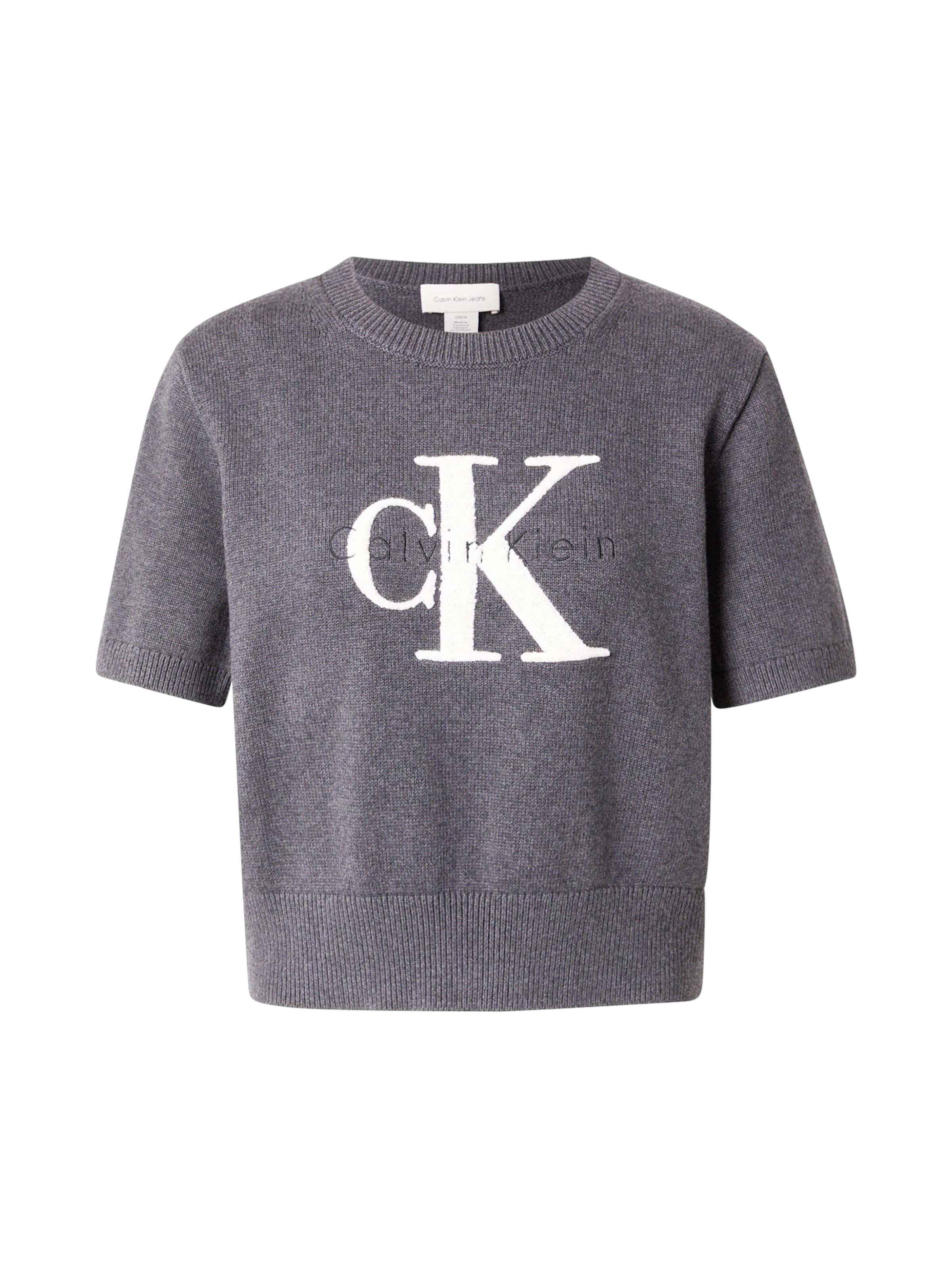 Calvin Klein Jeans - Pullover em cinzento: frente