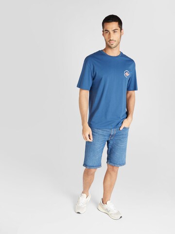 JACK & JONES Bluser & t-shirts 'FAST' i blå