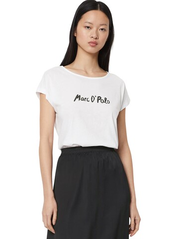 T-shirt Marc O'Polo en blanc : devant