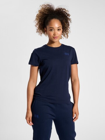T-shirt Hummel en bleu : devant