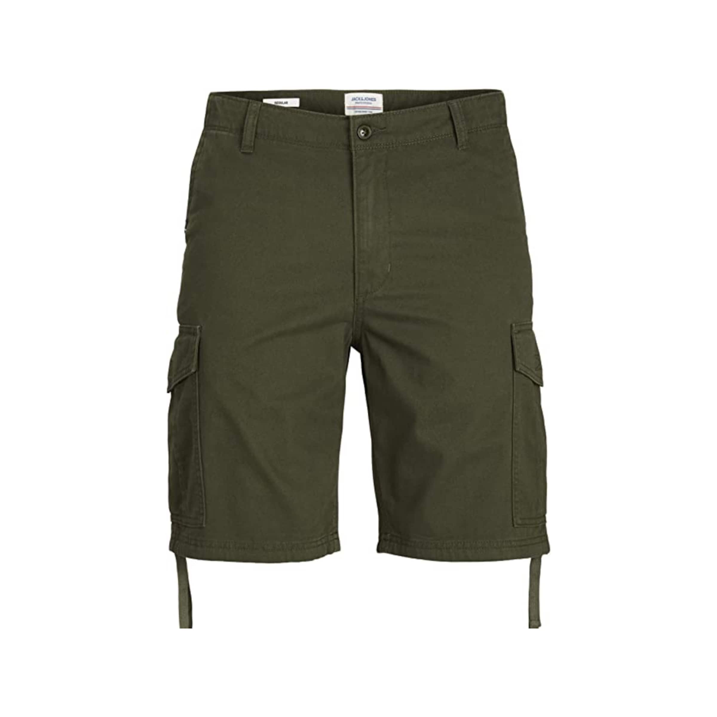 JACK & JONES Cargo nadrágok 'Marley' - zöld: elől