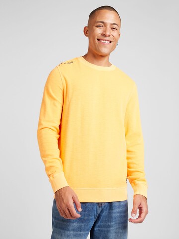 CAMP DAVID Sweatshirt in Orange: front