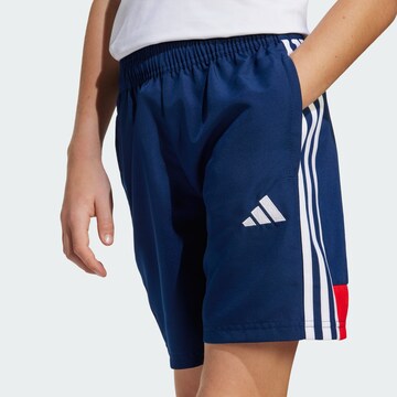 ADIDAS PERFORMANCE Regular Sports trousers 'Tiro 25 Essentials' in Blue: front