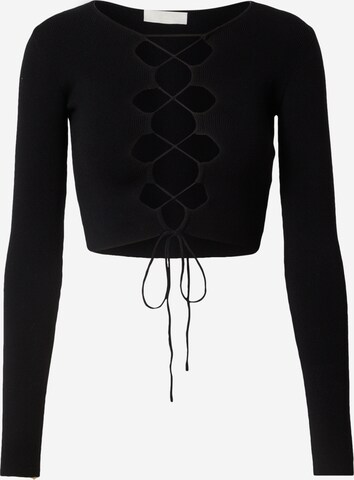 LeGer by Lena Gercke Pullover 'Nicoletta' in Schwarz: predná strana