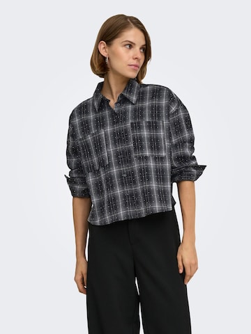 ONLY - Blusa 'ONLILSTON' en negro: frente