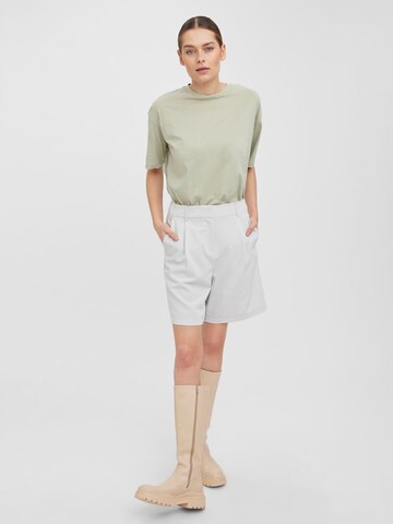 VERO MODA Loose fit Pleat-front trousers 'Zelda' in Grey
