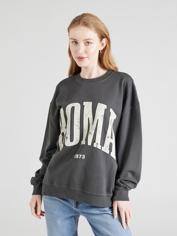 TOPSHOP Sweatshirt in Grey: front