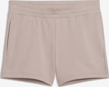 Pantalon de sport 'Essentials' PUMA en beige : devant