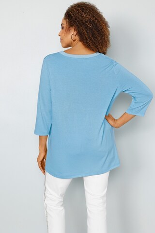 MIAMODA Sweater in Blue