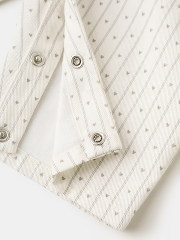 MANGO KIDS Regular Latzhose 'COR' in Weiß