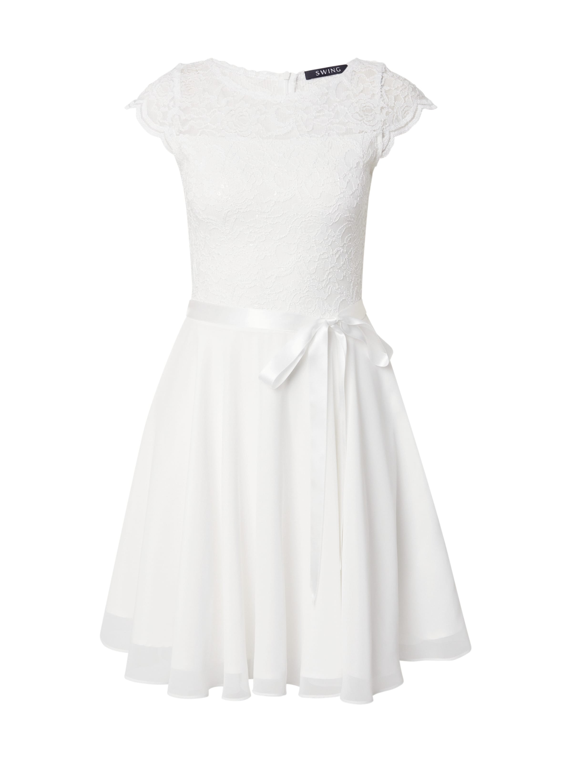 SWING Coctailkjole i hvid: forside