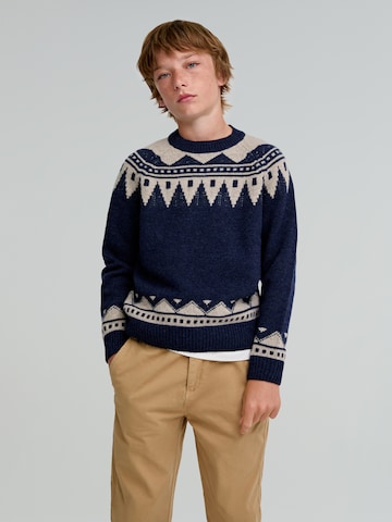 Scalpers Pullover in Blau