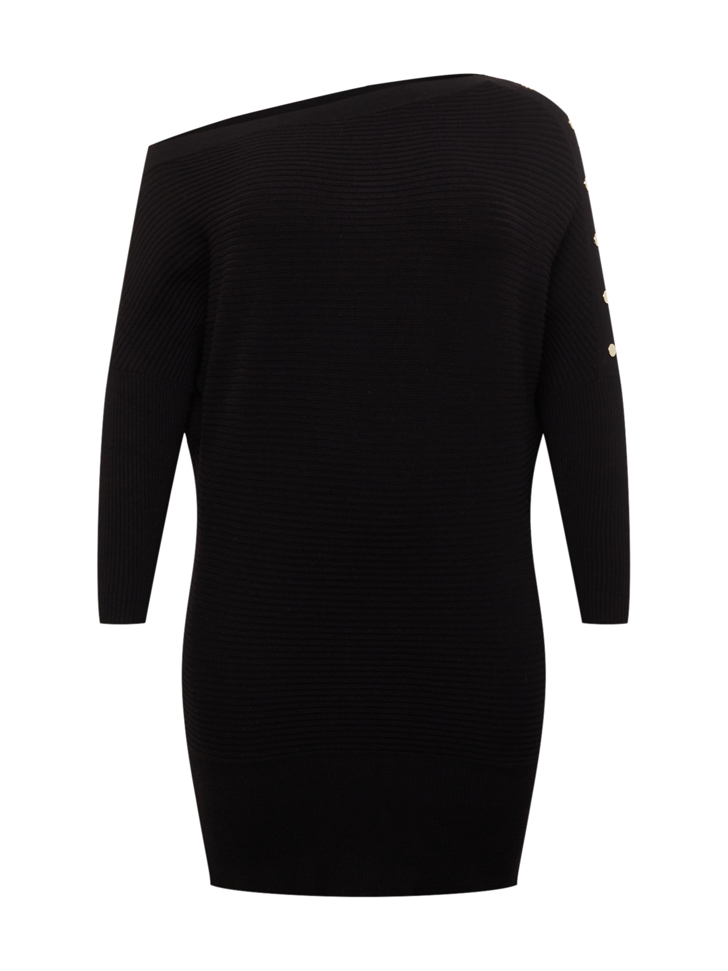 Abiti Donna River Island Plus Abito in maglia in Nero Abiti Donna River Island Plus Abito in maglia in Nero