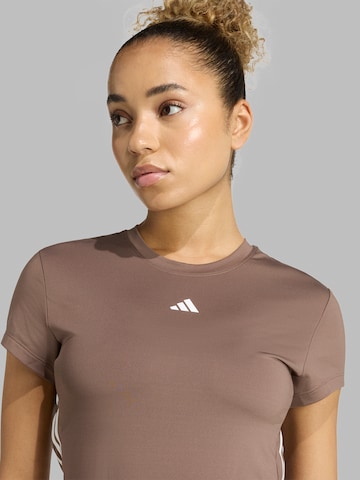ADIDAS PERFORMANCE Performance shirt in Brown