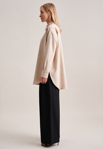 SEIDENSTICKER Bluse 'Schwarze Rose' in Beige