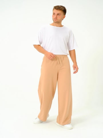 Wide Leg Pantalon C&City en marron