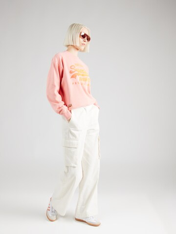 Superdry Sweatshirt i pink